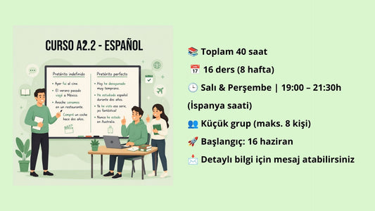 Curso A2.2 (junio - tardes)